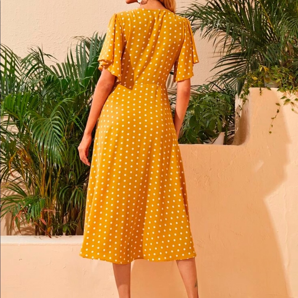 SOLD Retro Dress 1930s Style Polka Dot Pinup 30s - Picture 6 of 8